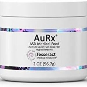 AuRx Autism Spectrum Medical Food Powder to Support Gut Health, Stabilized Butyric Acid Supplement in a Palatable-Tasting Powder for ASD Children, Hypoallergenic, 2 Ounces