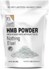 It’s Just! – HMB Powder, 250g, Beta-Hydroxy Beta-Methylbutyrate, Free Acid, GMP Compliant, Third-Party Tested (Unflavored, 250g)