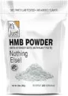 It’s Just! – HMB Powder, 250g, Beta-Hydroxy Beta-Methylbutyrate, Free Acid, GMP Compliant, Third-Party Tested (Unflavored, 250g)
