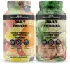 Nature’s Eagle Fruits and Veggies Supplement | Whole Natural Food – Red & Green Superfood, Non-GMO, Vegan Friendly | Fruit and Vegetable Supplements for Adults and Kids | 30 Day Supply
