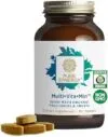 PURE SYNERGY Multi·Vita·Min | Vegan Multivitamin Made with Organic Whole Foods | Twice Daily Supplement for Men and Women | Core Nutrients for Energy, Mood, Immune, and Bone Health (60 Tablets)