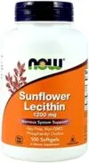 NOW Foods Sunflower Lecithin 1,200 Mg Softgels, 2 Pk