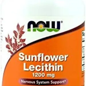 NOW Foods Sunflower Lecithin 1,200 Mg Softgels, 2 Pk