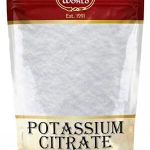 Spicy World Potassium Citrate Powder 2.5 LB (40 Oz) Bulk – Pure, Vegan, Food Grade, Bulk Potassium Supplement
