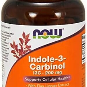 Indole-3-Carbinol (I3C) 200 mg – 60 Veg Capsules x 2 Bottles