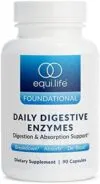 Equilife – Daily Digestive Enzyme, Gut Health Supplement, May Help Aid Digestion, Promotes Bloating & Gas Relief, Supports Nutrient Absorption, Formulated for Food Sensitivity, Vegan (90 Servings)