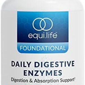 Equilife – Daily Digestive Enzyme, Gut Health Supplement, May Help Aid Digestion, Promotes Bloating & Gas Relief, Supports Nutrient Absorption, Formulated for Food Sensitivity, Vegan (90 Servings)