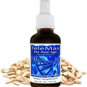 Intelligent Remedies Telomere Supplements – Herbal Extracts of Astragalus Root & White Willow Bark for Rejuvenation and Youthful Vitality – Herbal Supplement for Anti Aging 30ml