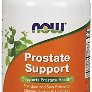 NOW Supplements, Prostate Support, Prostate Support, with Standardized Saw Palmetto, Stinging Nettle & Lycopene, 180 Softgels