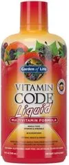 Garden of Life Multivitamin – Vitamin Code Liquid Raw Whole Food Vitamin, Vegetarian Supplement, No Preservatives, Fruit Punch, 30 Fl Oz