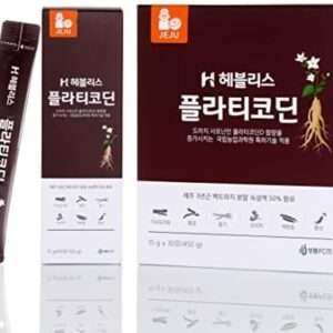 For Bronchial Health, Heblis Platycodin 30 Sticks, Immune Health and Throat Wellness, 3-Year-Old White Platycodon powder in Jeju Korea, sweet liquid stick.