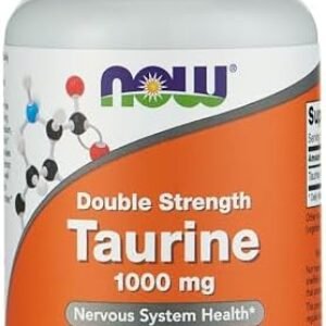 NOW Foods by Now Double Strength Taurine Nervous System Health 1000mg 100 Capsul