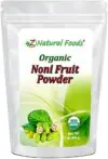 Z Natural Foods Organic Noni Fruit Powder – Queen of Health Plants Superfood Supplement – Mix in Juice, Drinks, Shakes, Smoothies, Recipes – Raw, Vegan, Non-GMO – 1 lb
