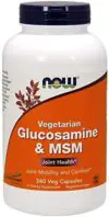 NowFoods Vegetarian Glucosamine & MSM Joint Health 240 Veg Capsules