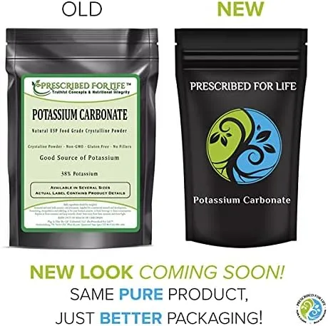 Prescribed for Life Potassium Carbonate Powder | Natural USP Food Grade Potash for Plants, Soap, Supplements, & More | Pure Bulk Potassium Powder 1 Kg - Image 2