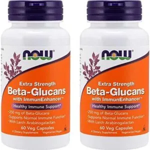 Beta-Glucans with ImmunEnhancerâ„¢ 60 VegiCaps (Pack of 2)