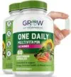 grow vitamin One Daily Multivitamin for Women – Energy Support – Whole Food Supplement to Nourish Hair, Skin, Nails – Non-GMO – No Soy – Gluten Free – 60 Capsules – 2 Month Supply