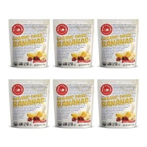 Made in Nature Organic Dried Fruit, Chewy Banana Slices, 4oz Bag (6 Count) – Non-GMO, Unsulfured Vegan Snack