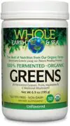 Natural Factors Whole Earth & Sea from, Organic Fermented Greens, Vegan Whole Food Supplement, Unflavored, 6.9 Oz