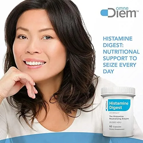 Omne Diem Histamine Digest DAO 20,000 HDU - 60 Caps - Histamine Neutralizing Enzyme - Relieve Histamine Intolerance with Diamine Oxidase - Image 7