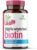 Whole Food Biotin Supplement – Contains Certified Organic Plant Based Biotin from Sesbania Agati Trees – by SolaGarden Naturals. May Support Hair, Skin and Nails. 60 Non GMO Veggie Capsules.