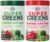 COUNTRY FARMS Super Greens Power Pack, 50 Organic Super Foods, Greens Powder with Probiotics for Gut Health & Bloating Relief, Supports Energy, Unflavored & Berry, 40 Serving
